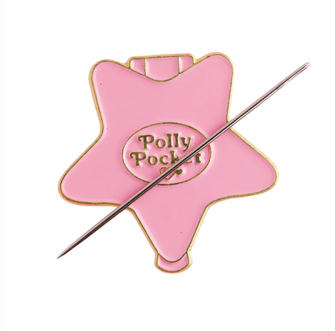 Pink Polly Pocket Star Needle Minder