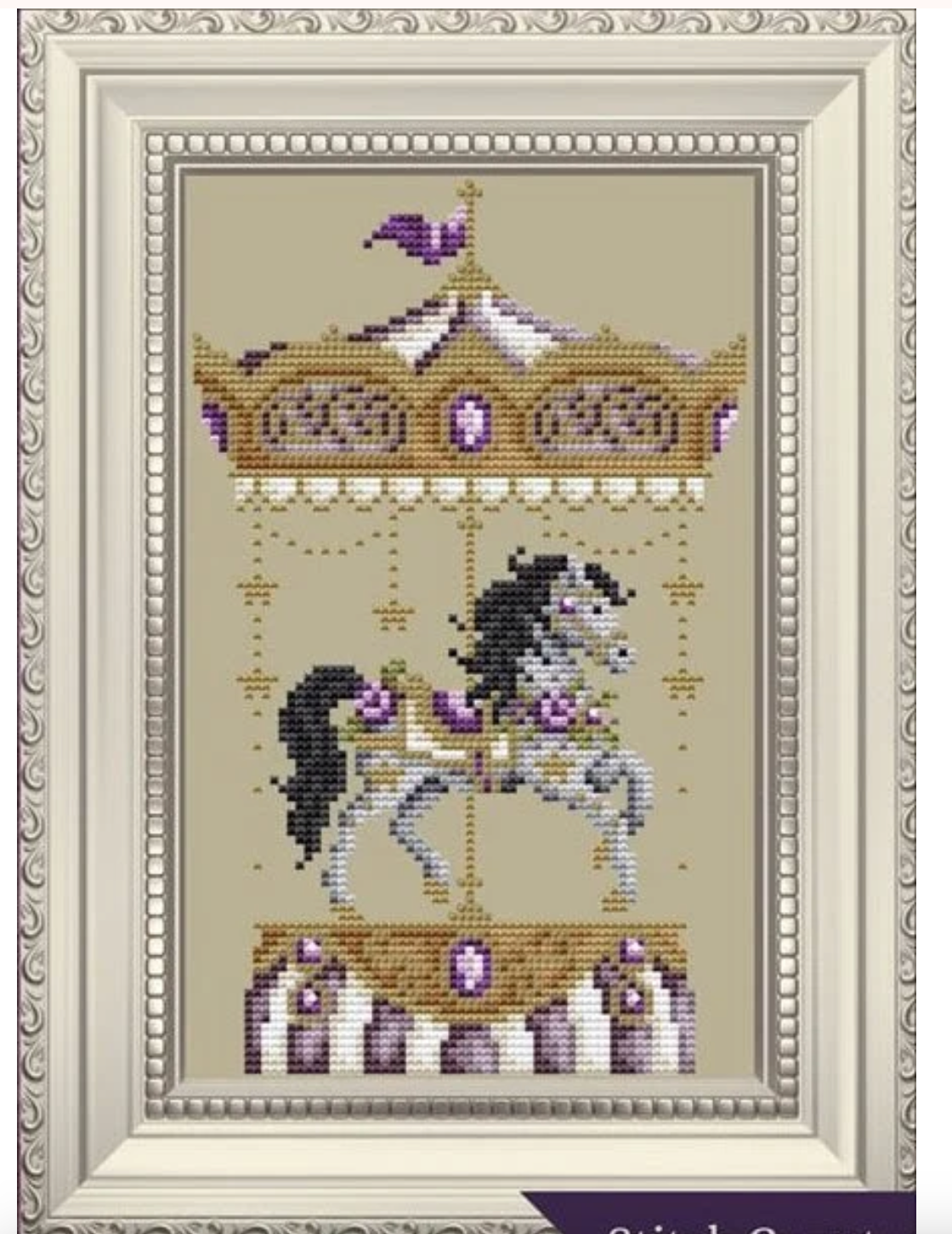 Midnight Carousel Cross Stitch Chart