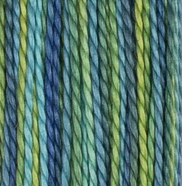 28 Aquatic Perle 3 Cotton Thread