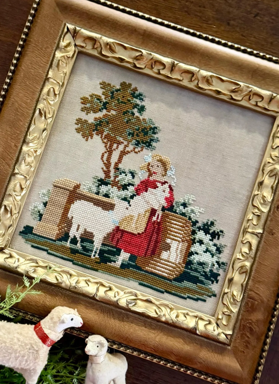 Miss Beau Peep Cross Stitch Chart