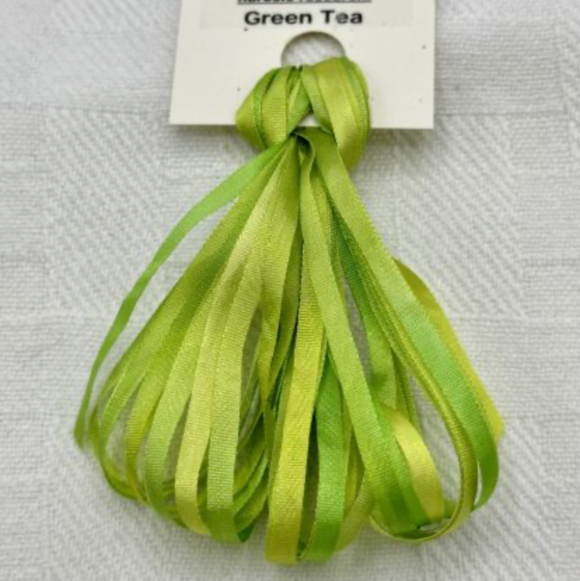 Green Tea Treenway 3.5mm Ribbon Silk