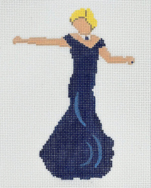 Diana in Travolta Dress Canvas