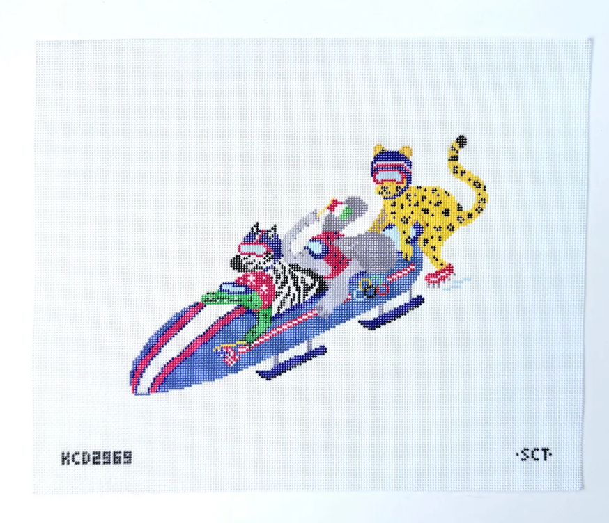 Olympic Bob Sled Canvas