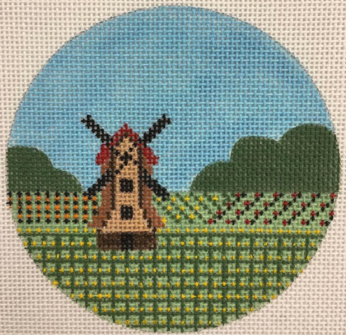 Holland Travel Round Canvas