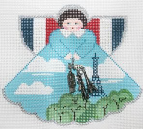 Paris Angel with Charm Canvas