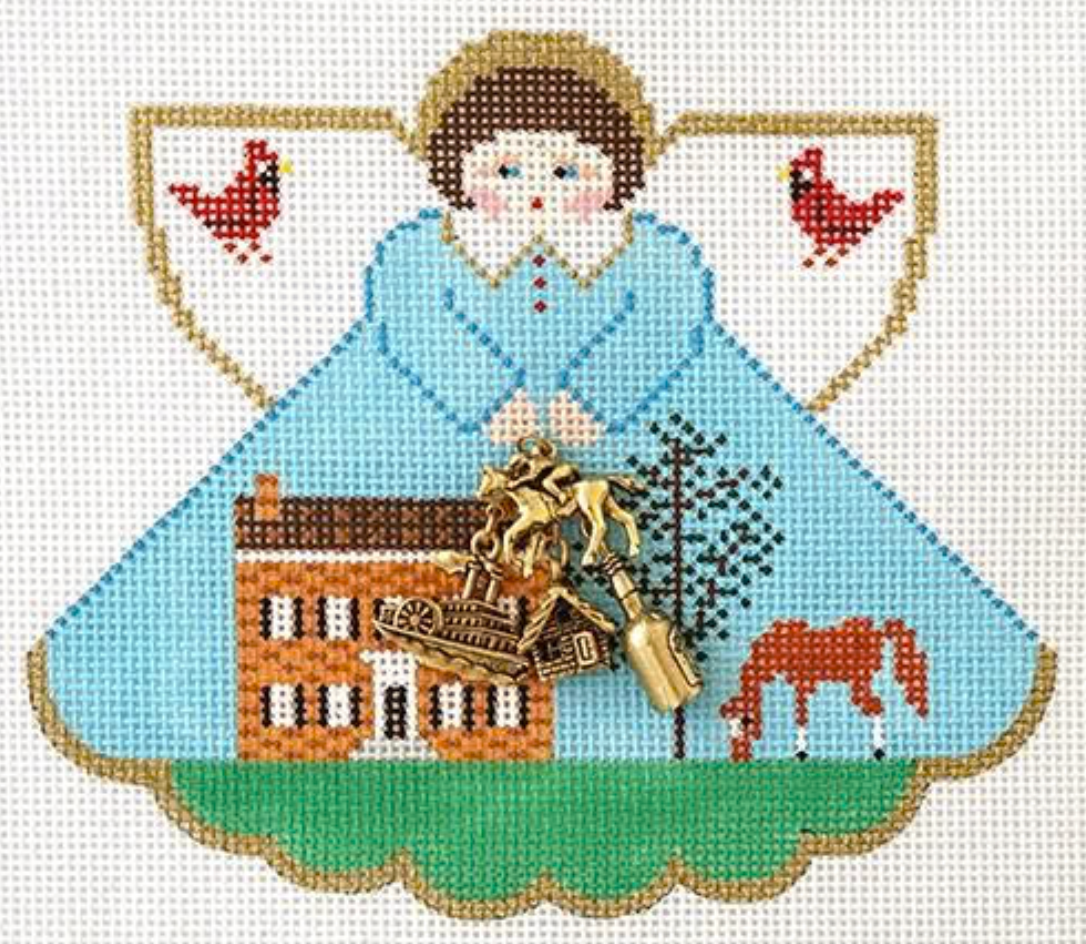 Kentucky Angel with Charm Canvas
