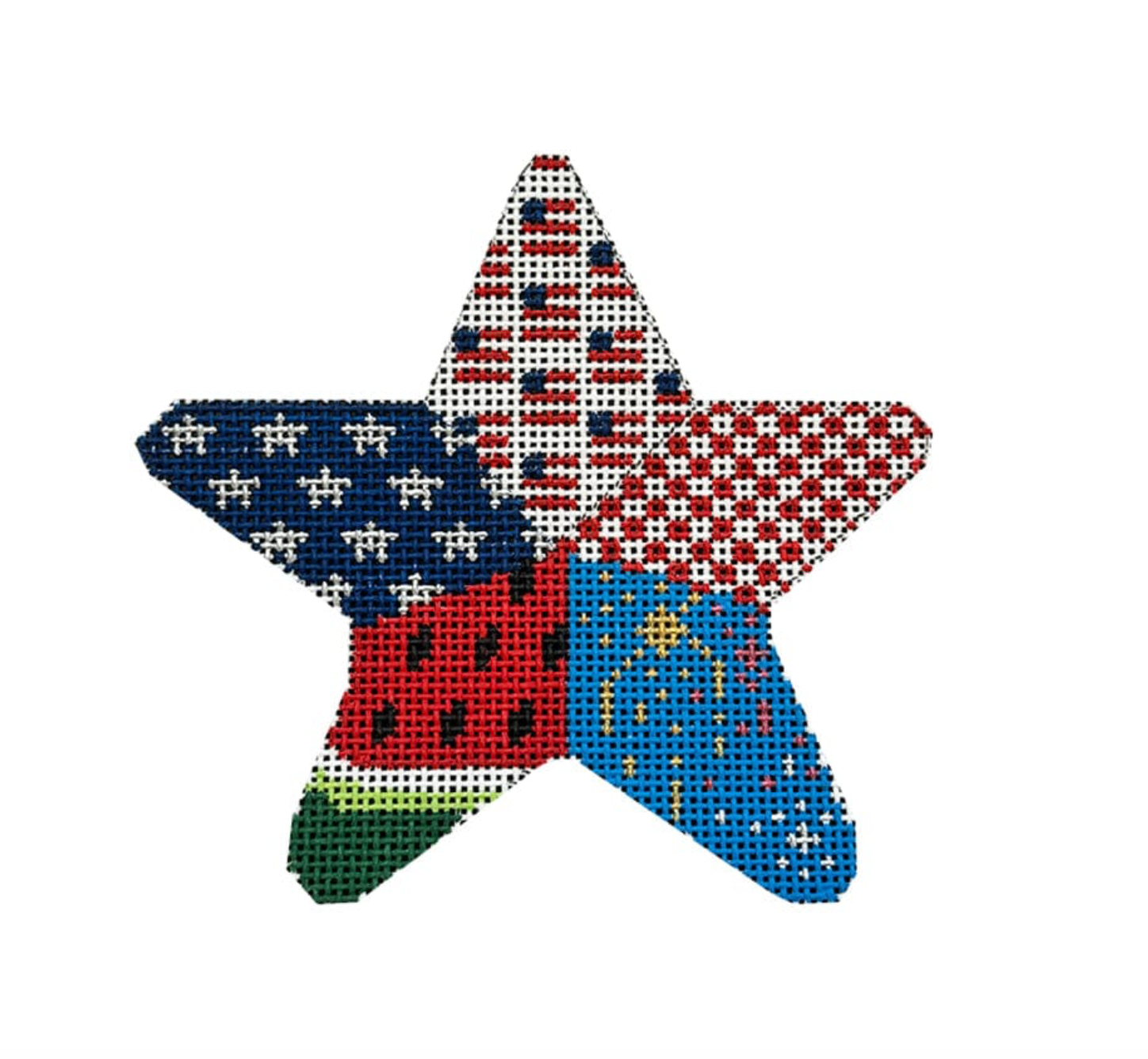 Patriotic Star Canvas