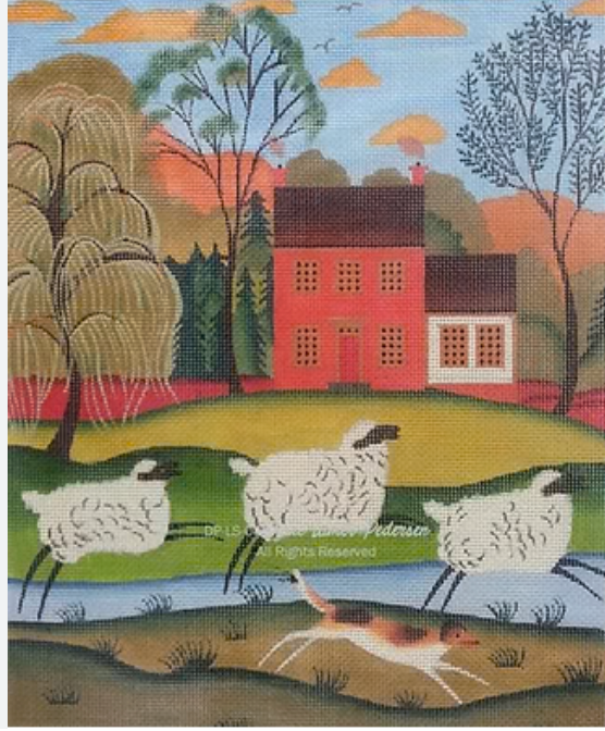 Landscape: My Sheep Canvas