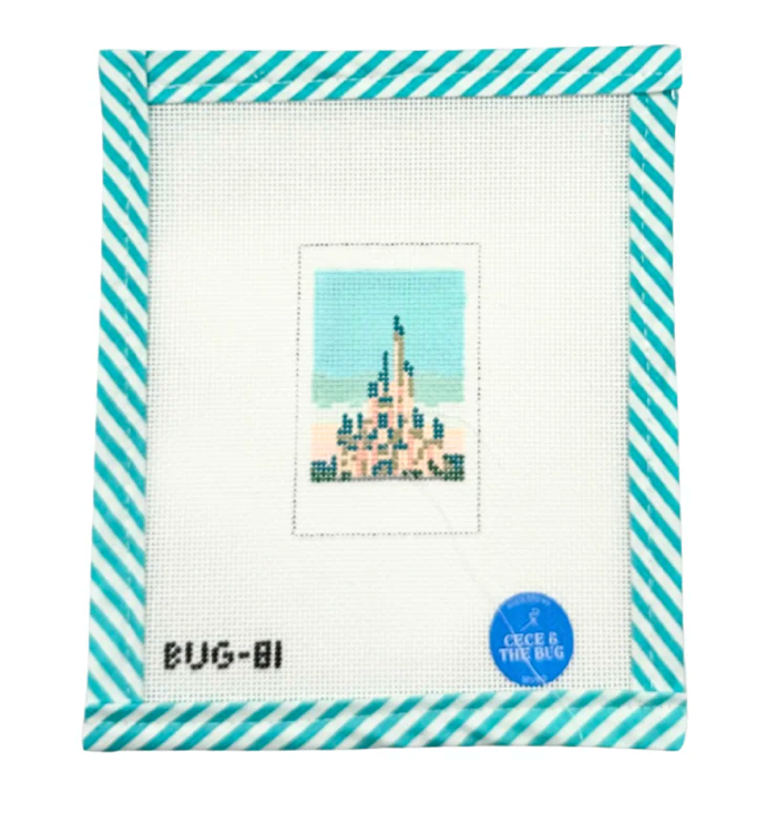 Castle Polaroid Canvas