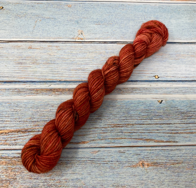 Spiced Apple Cider 75% Wool Skein