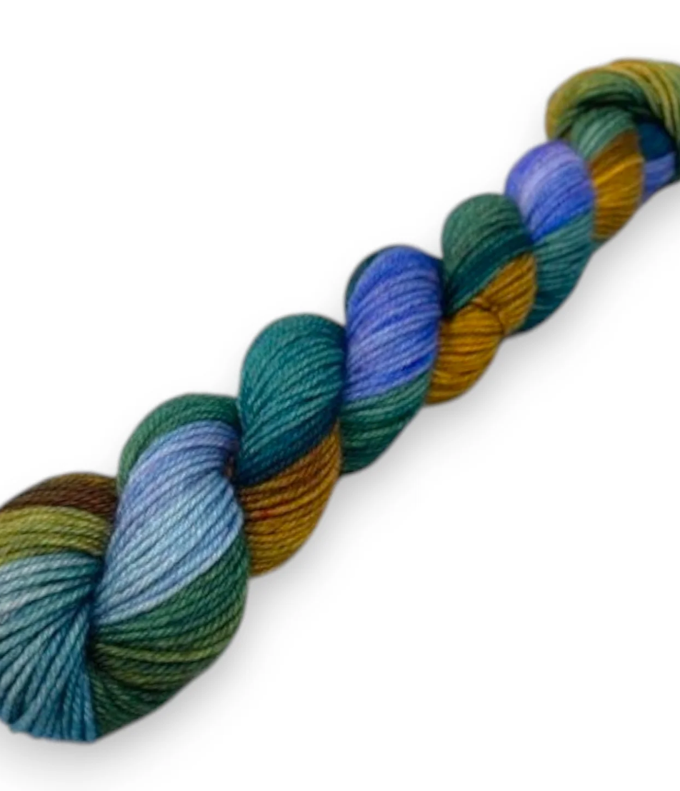 Mornings in the Backyard 75% Wool Skein