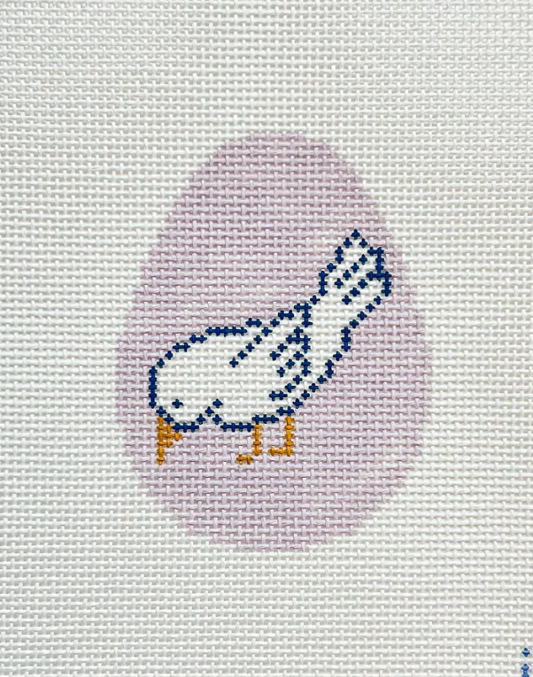 Purple Bird Egg Canvas