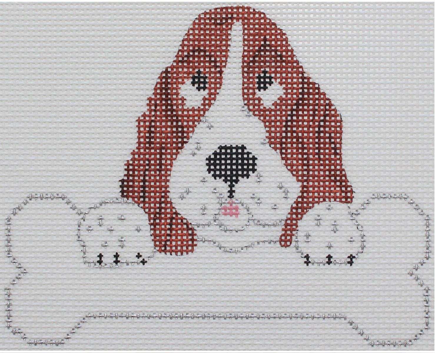 Bone - Basset Hound Canvas