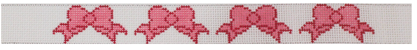 Bows - Pink - Medium Canvas