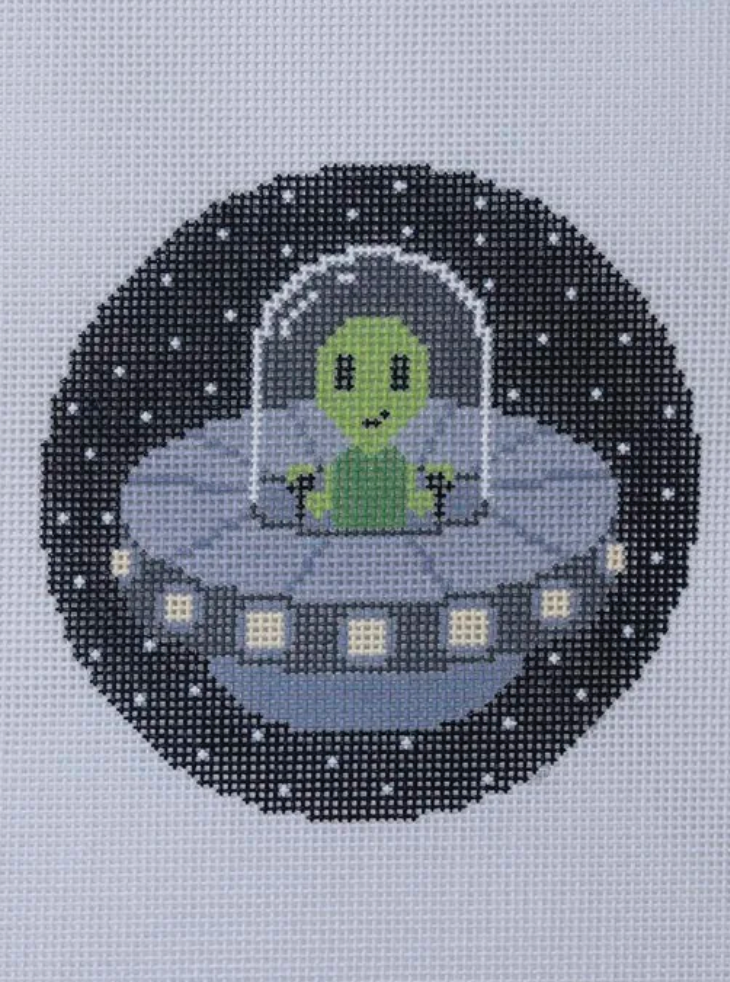 Alien UFO Canvas