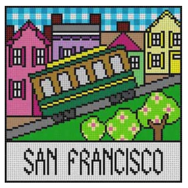 San Francisco Cable Car Canvas