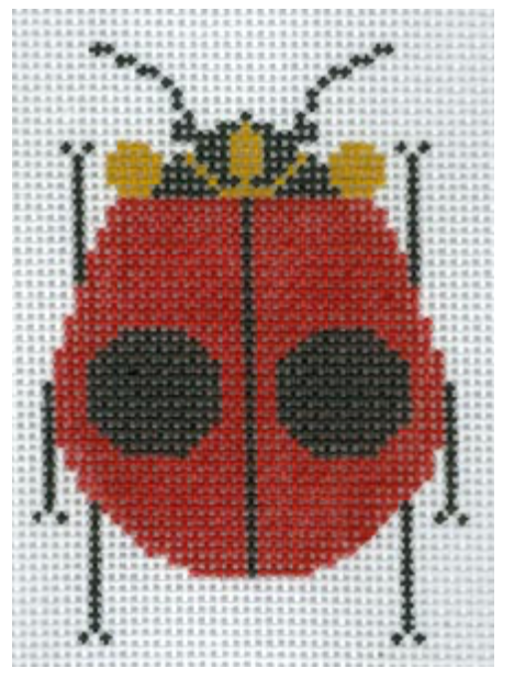 Ladybug Ornament Canvas
