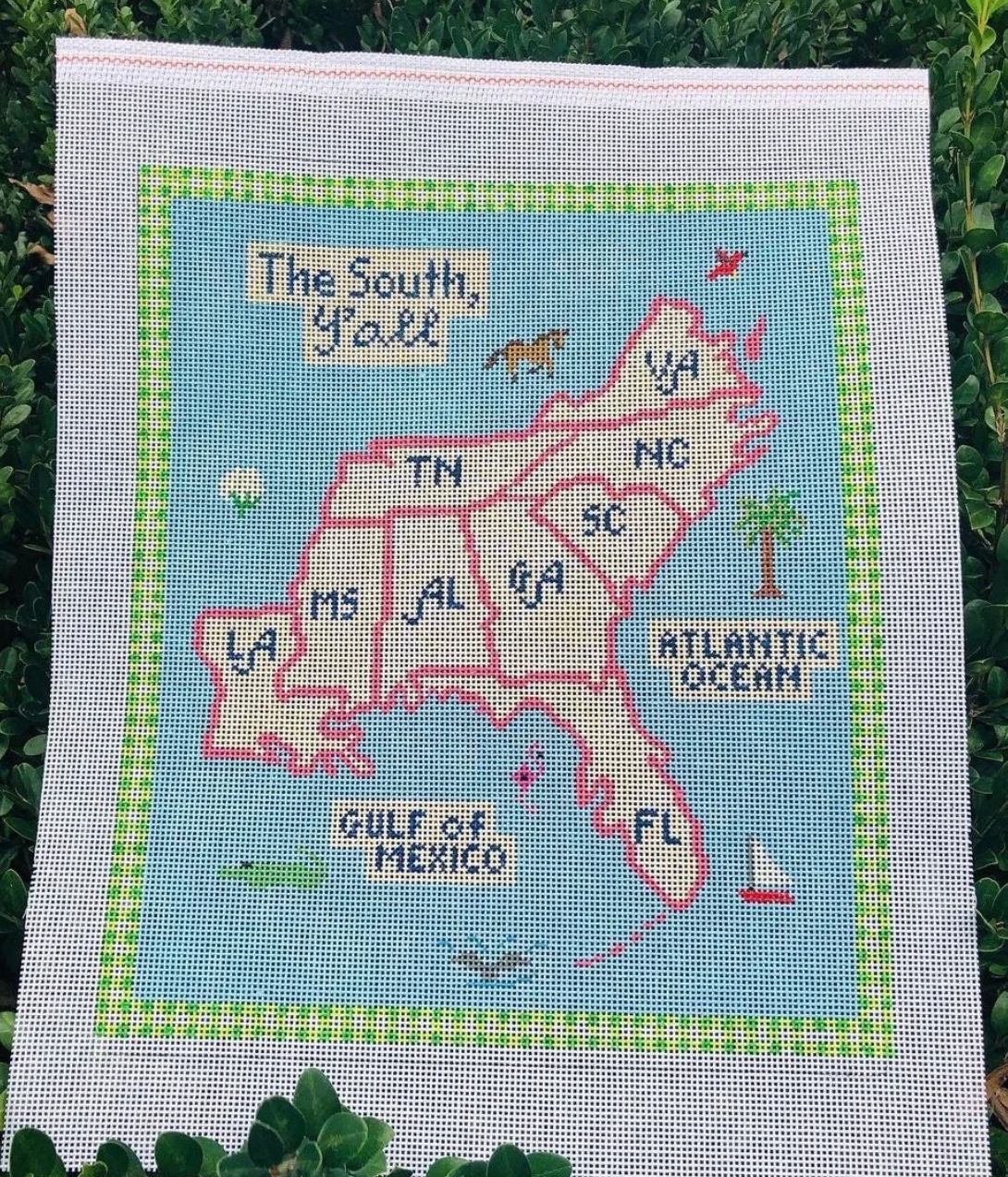 The South Map Canvas