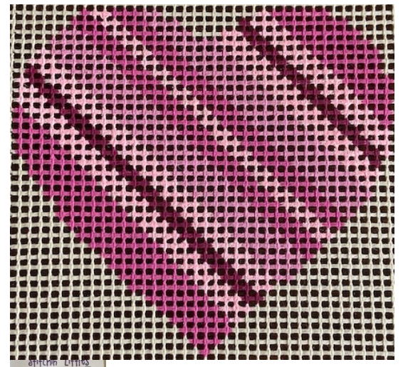 Heart Stripes Canvas