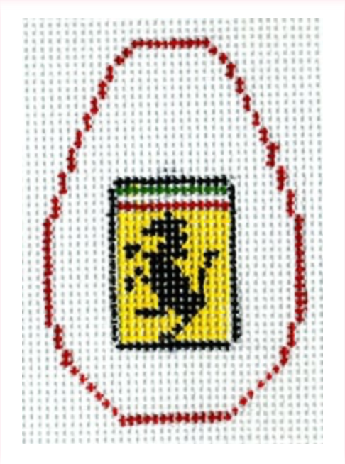 Ferrari Car Logo Canvas + Keyfob Kit