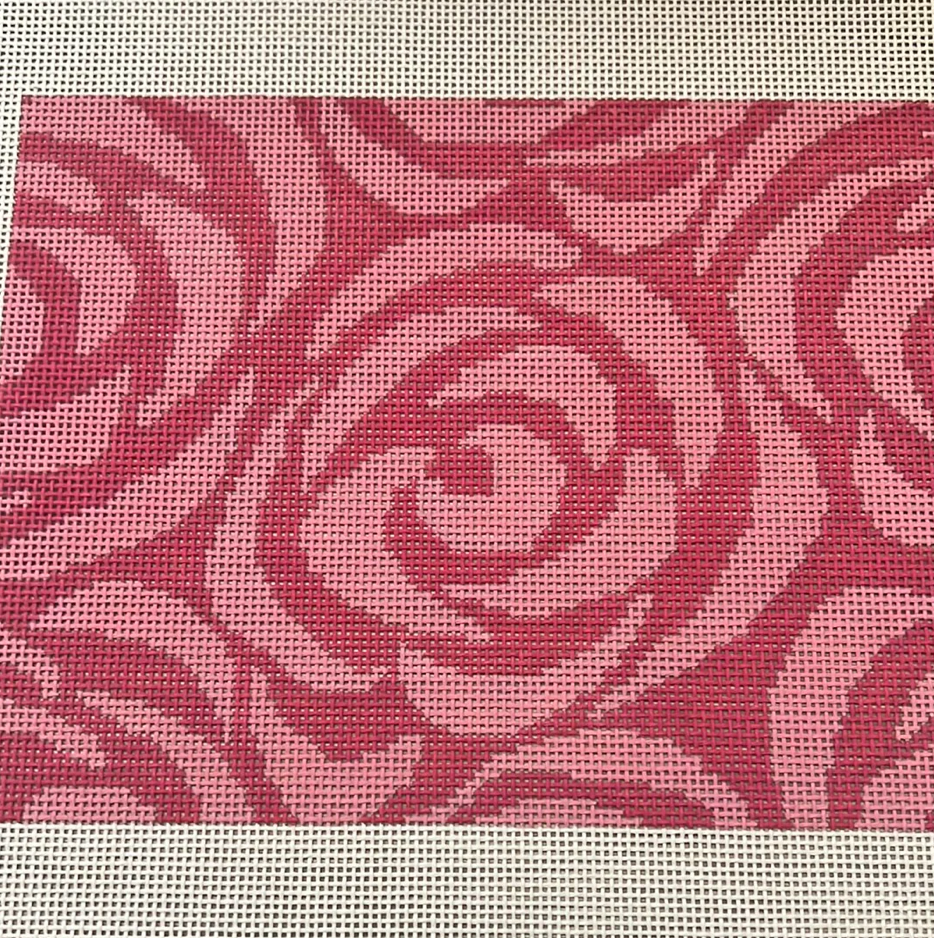 Pink Rose Clutch Canvas