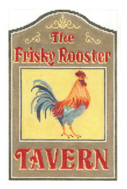 The Frisky Rooster Lounge Canvas