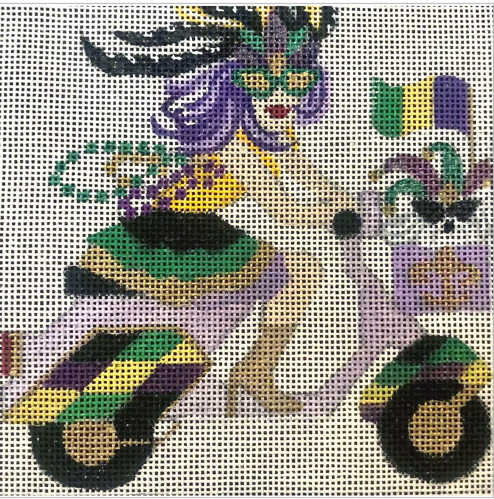Mardi Gras Vespa Canvas