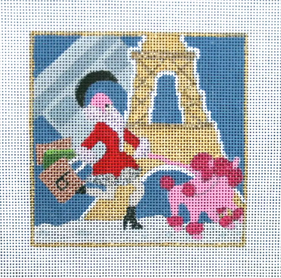 Paris + Poodle Canvas