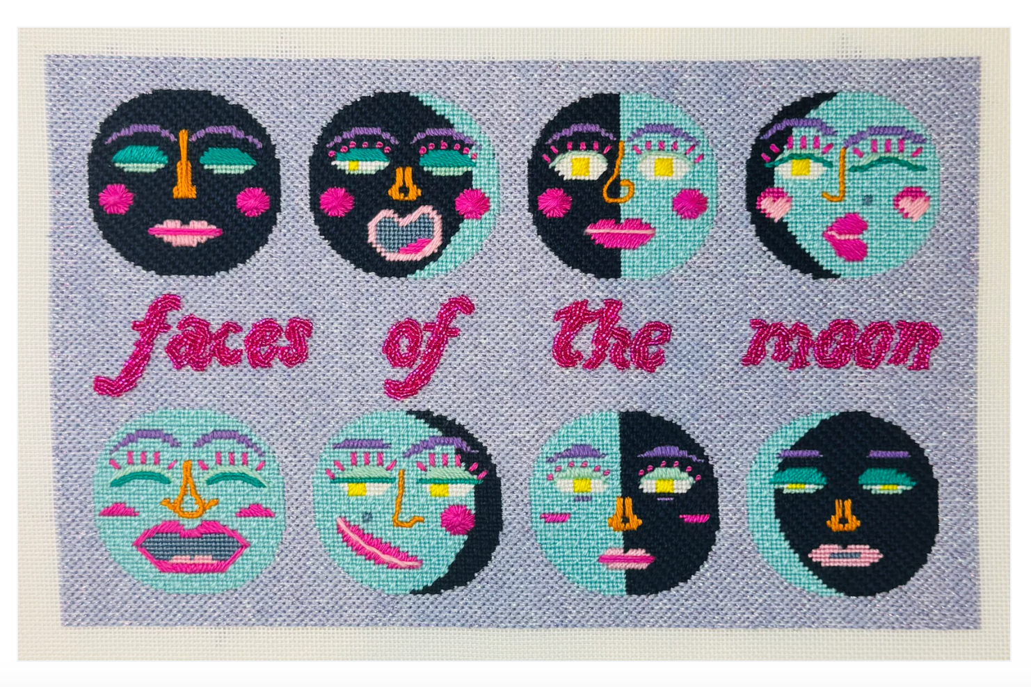Faces of the Moon Canvas