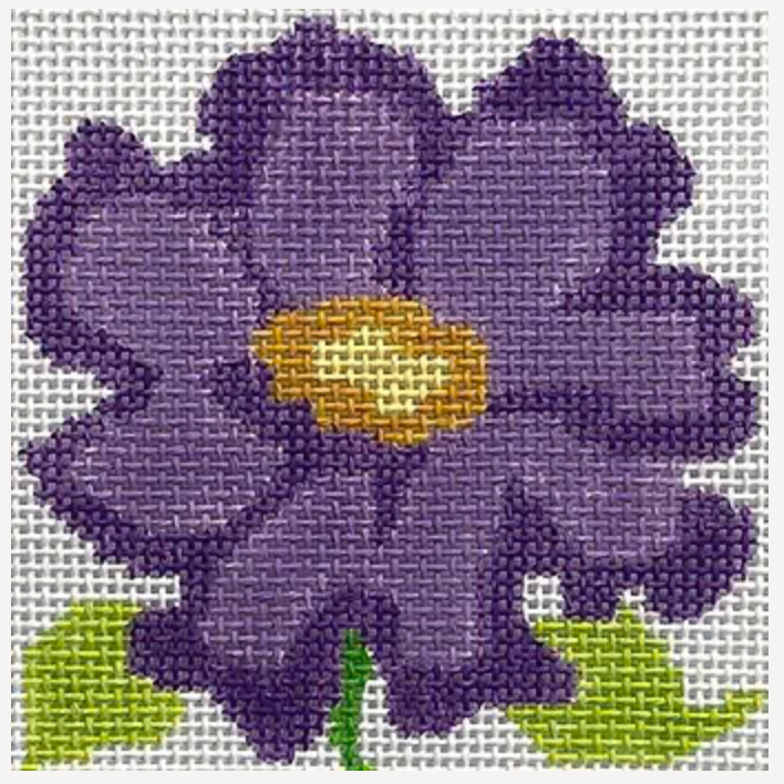 Purple Belle Flower Canvas