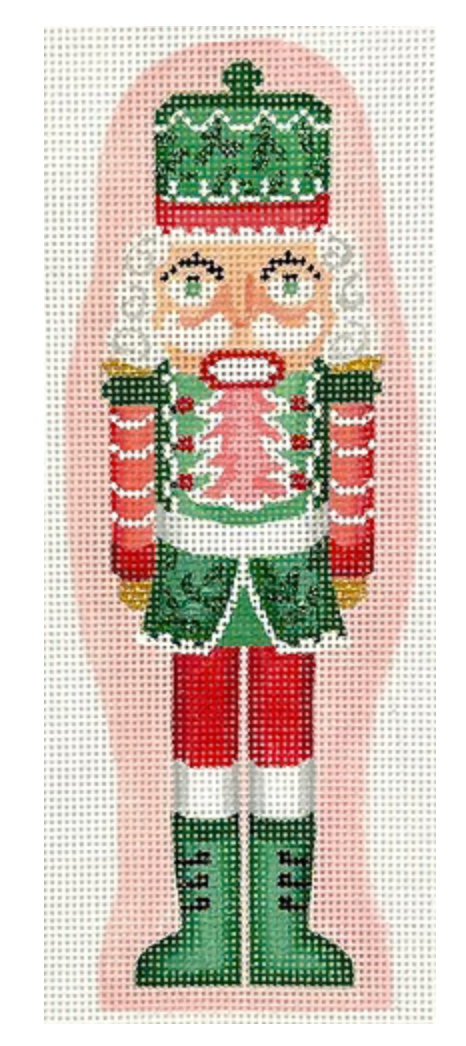 Pink & Green Nutcracker Canvas