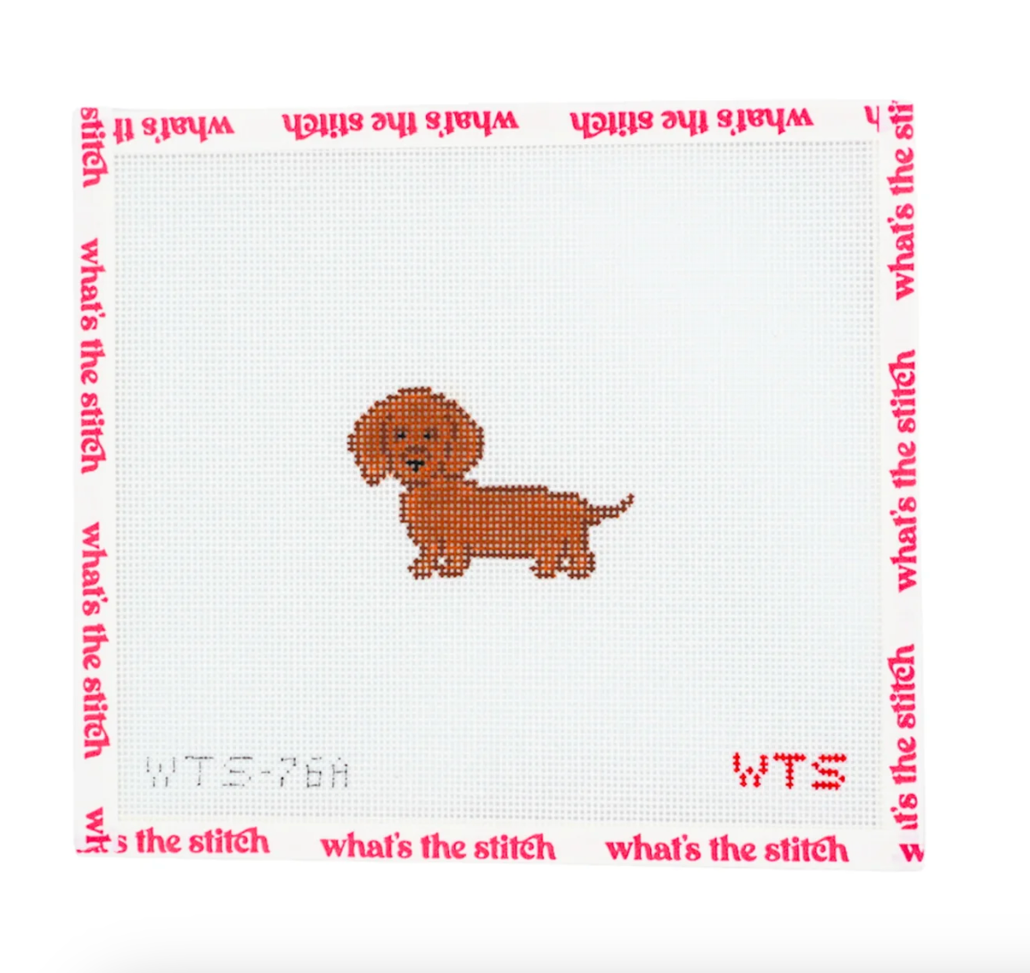 Mini Brown Weenie Canvas