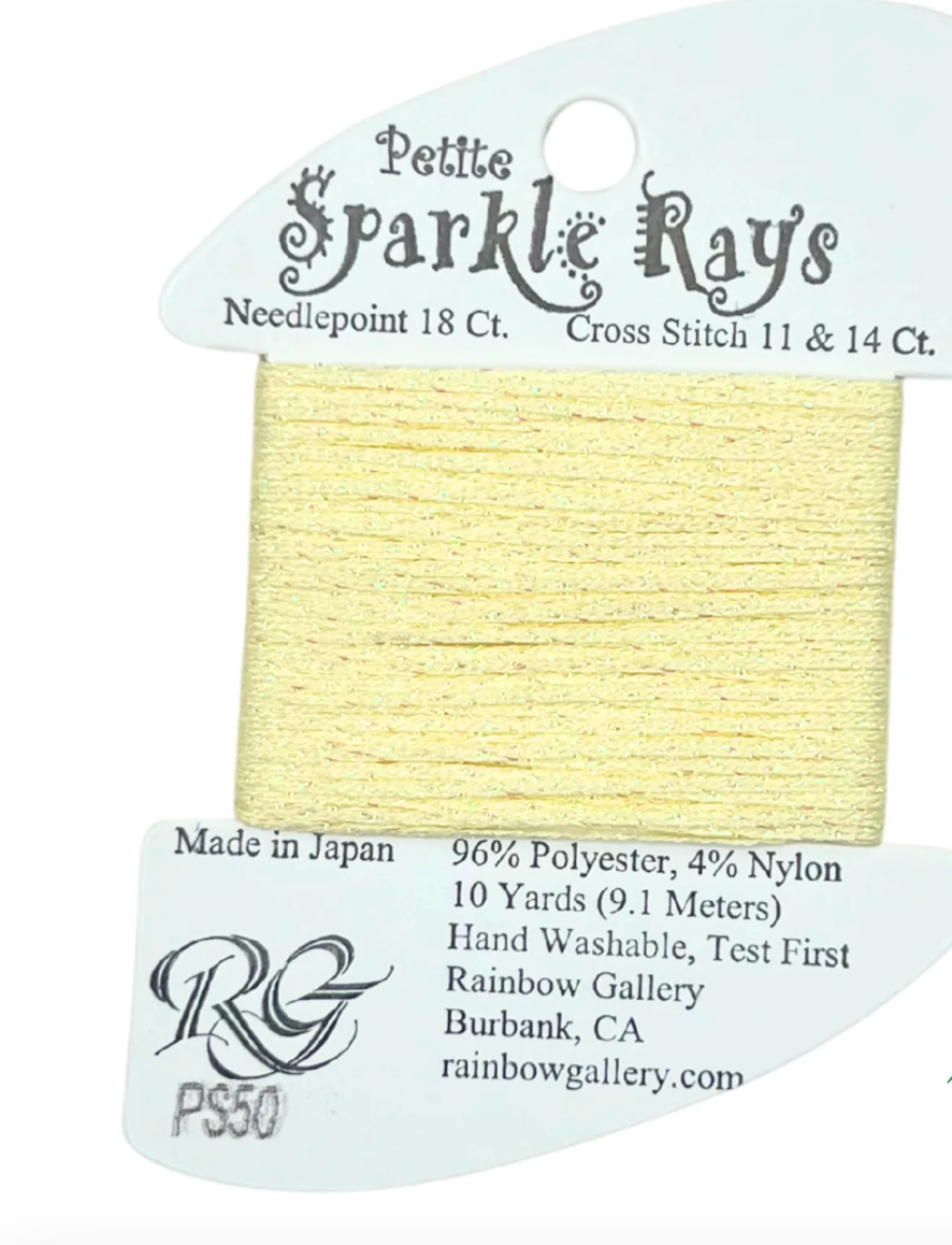 PS50 Pale Yellow Petite Sparkle Rays