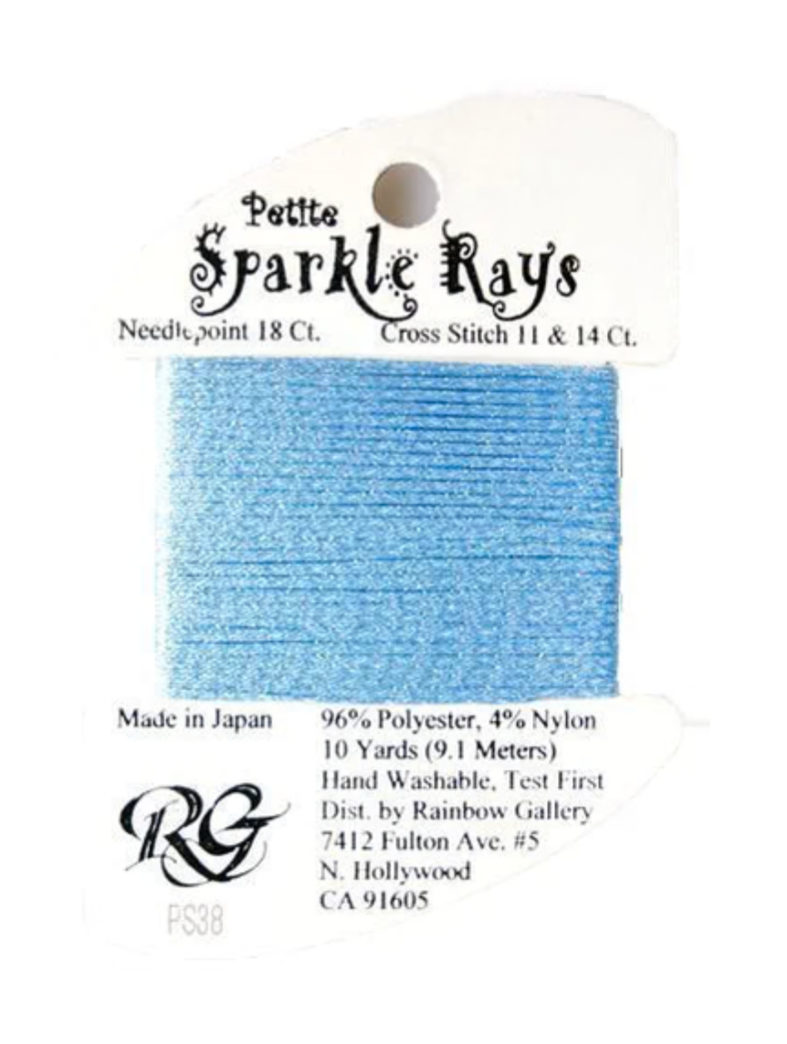 PS38 Light Cornflower Petite Sparkle Rays