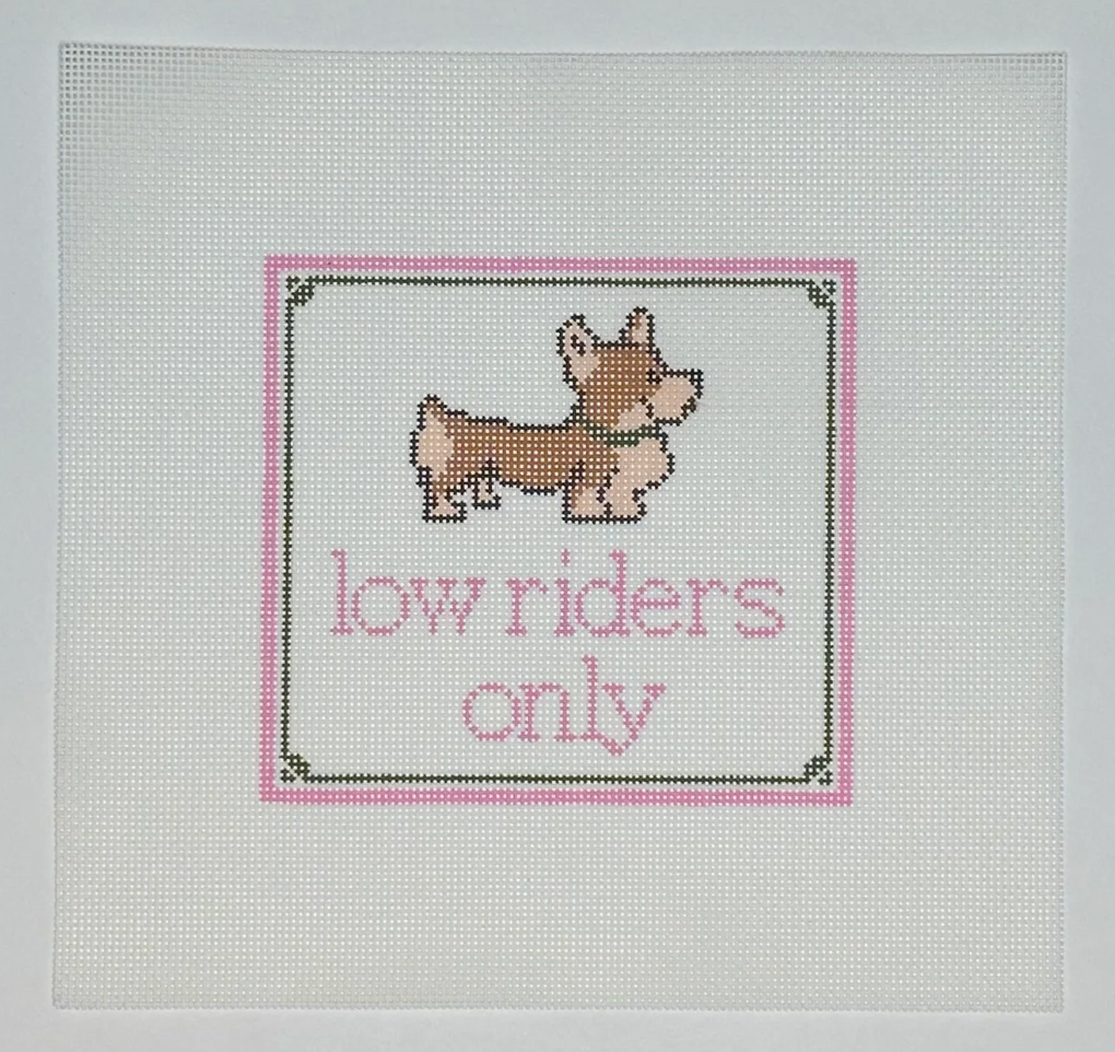 TRUNK SHOW - Low Riders Only Corgi Canvas