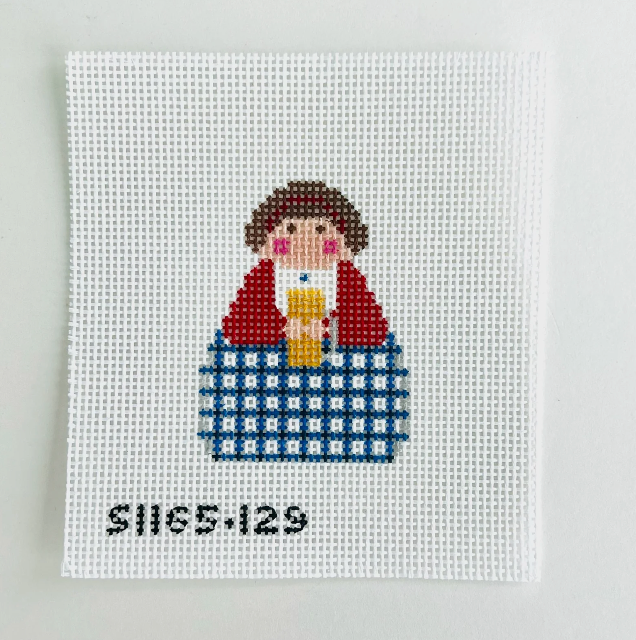 Beer Stitch It Angel Canvas