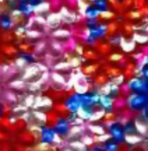Metallic Flower (Large) Sequins