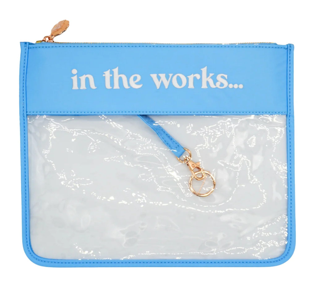 Baby Blue In The Works Project Bag (MINI)