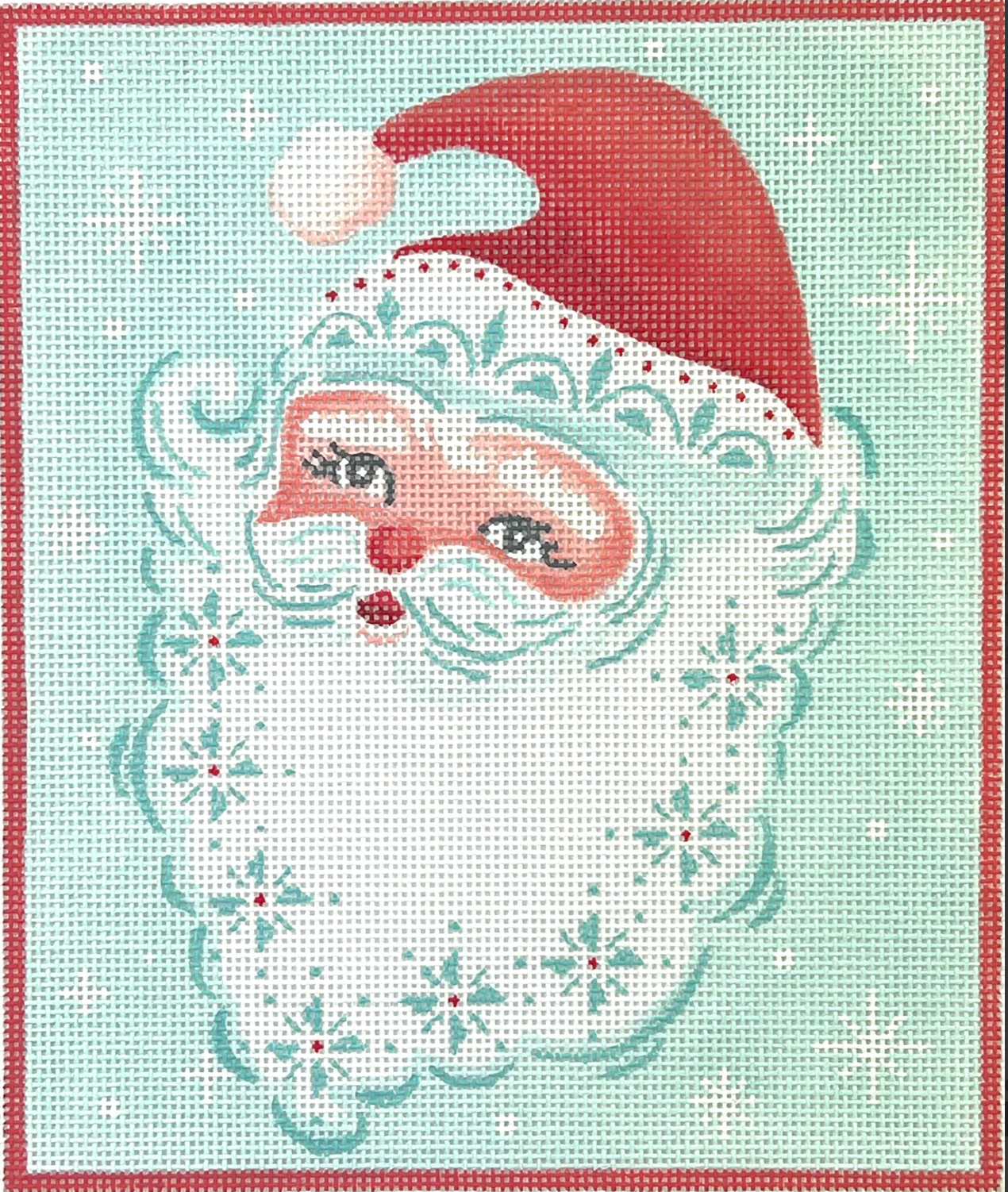 Rose Halsey - Lacy Santa Canvas