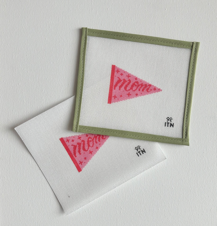 Mom Pennant Canvas