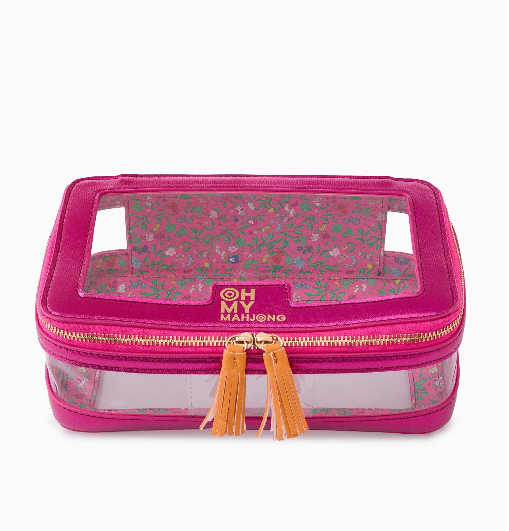 Metallic Pink Tile Storage Bag