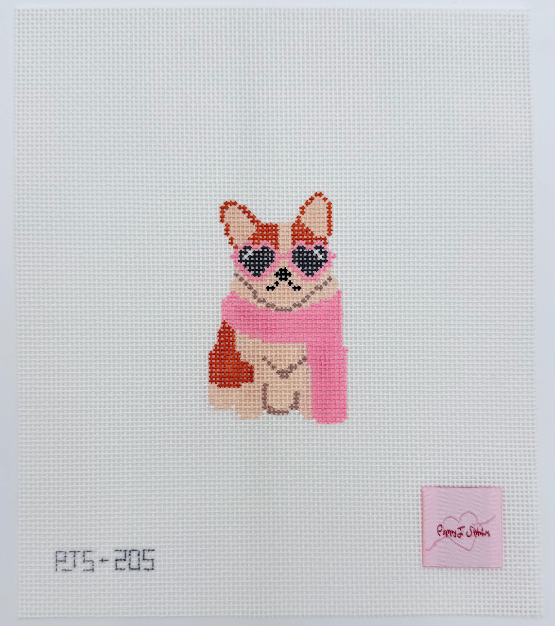Mini Fab Pup Corgi Canvas
