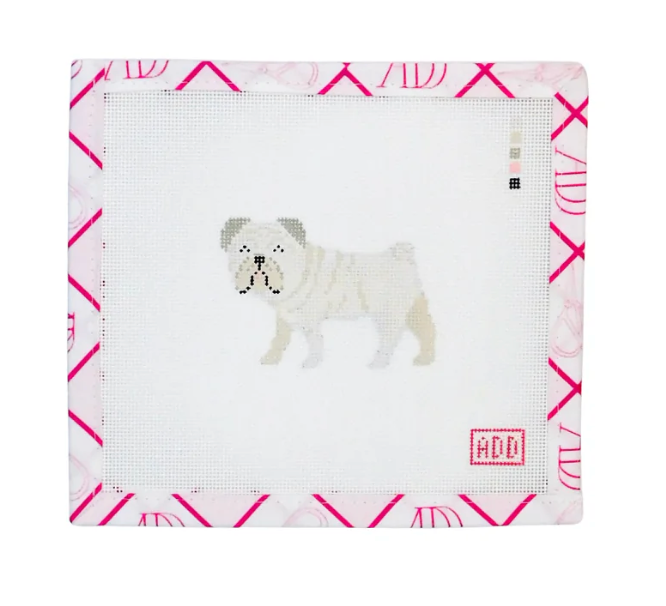 Cream Bulldog Canvas