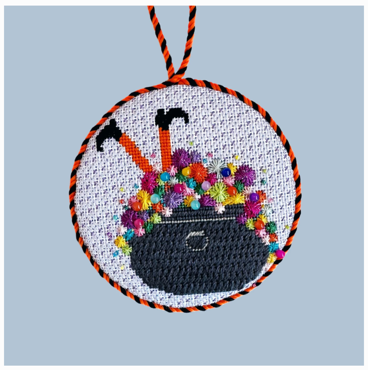 Colorful Bubble Cauldron Canvas