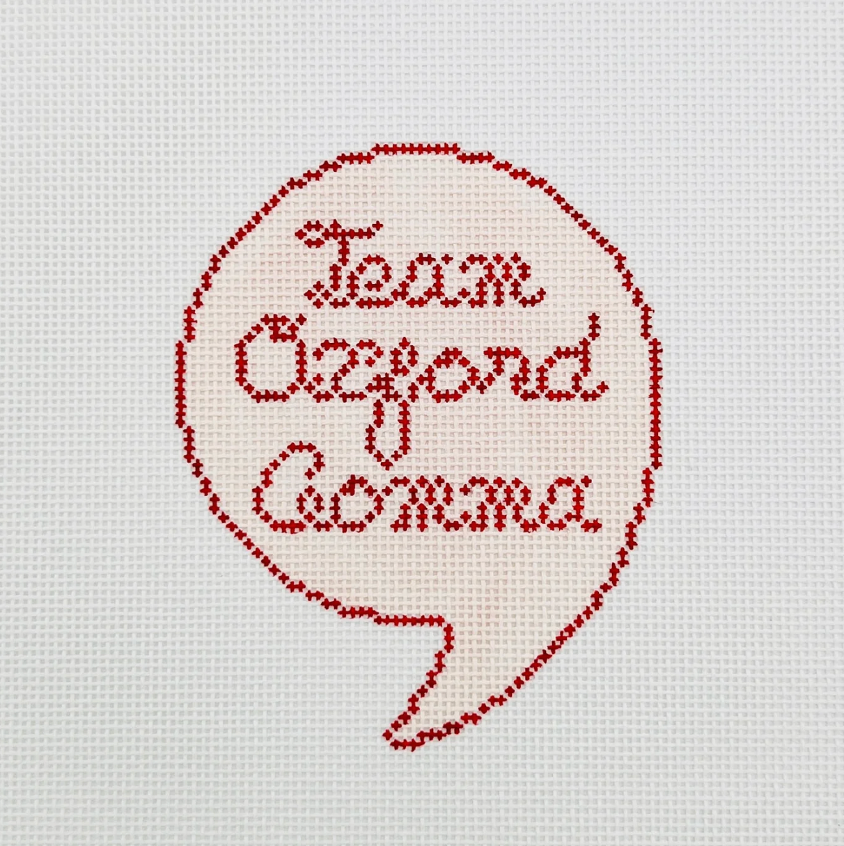Team Oxford Comma Canvas