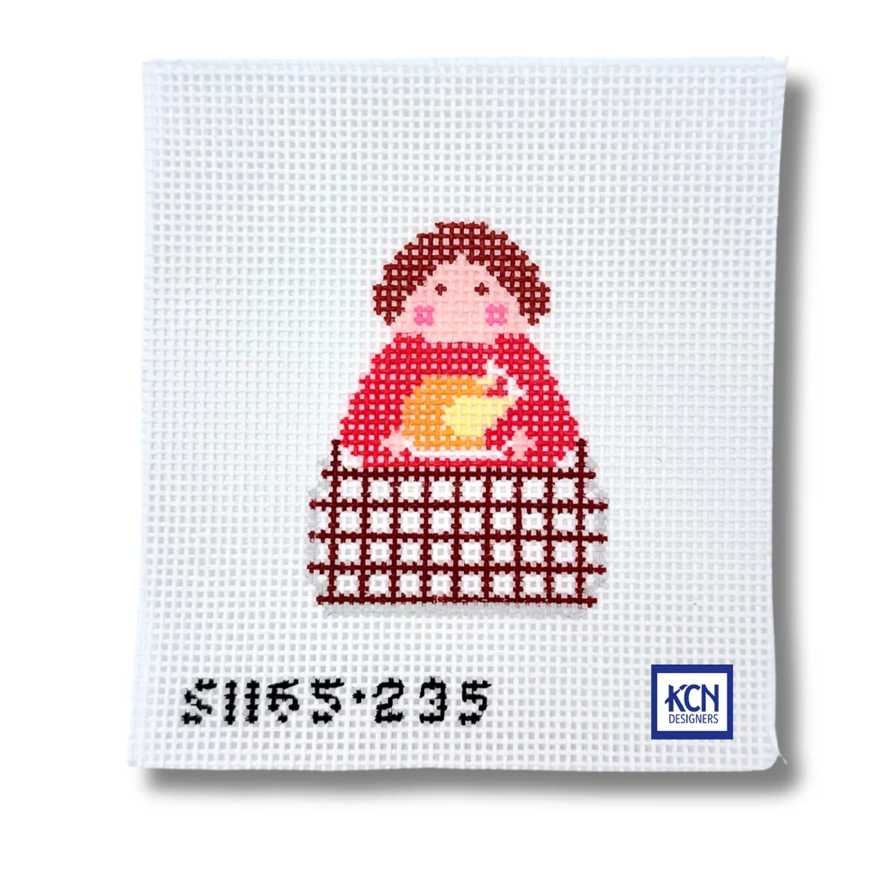 Thanksgiving Roast Stitch It Angel Canvas