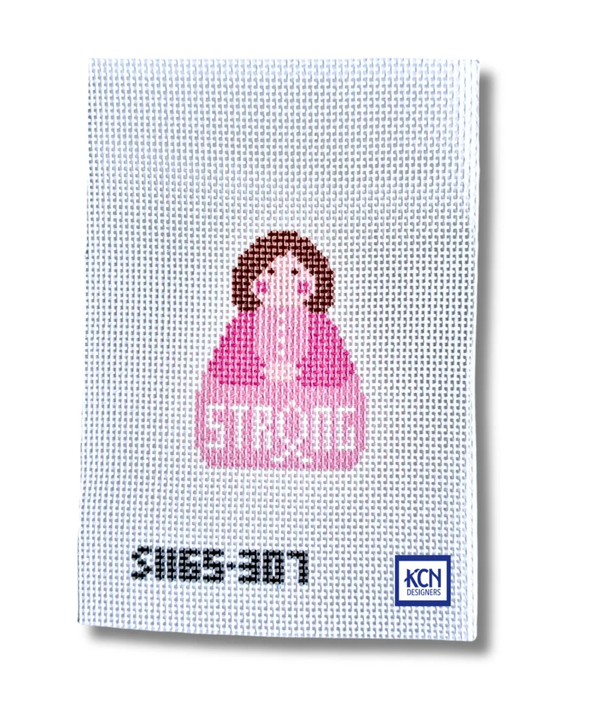 Breast Cancer Stitch It Angel Canvas