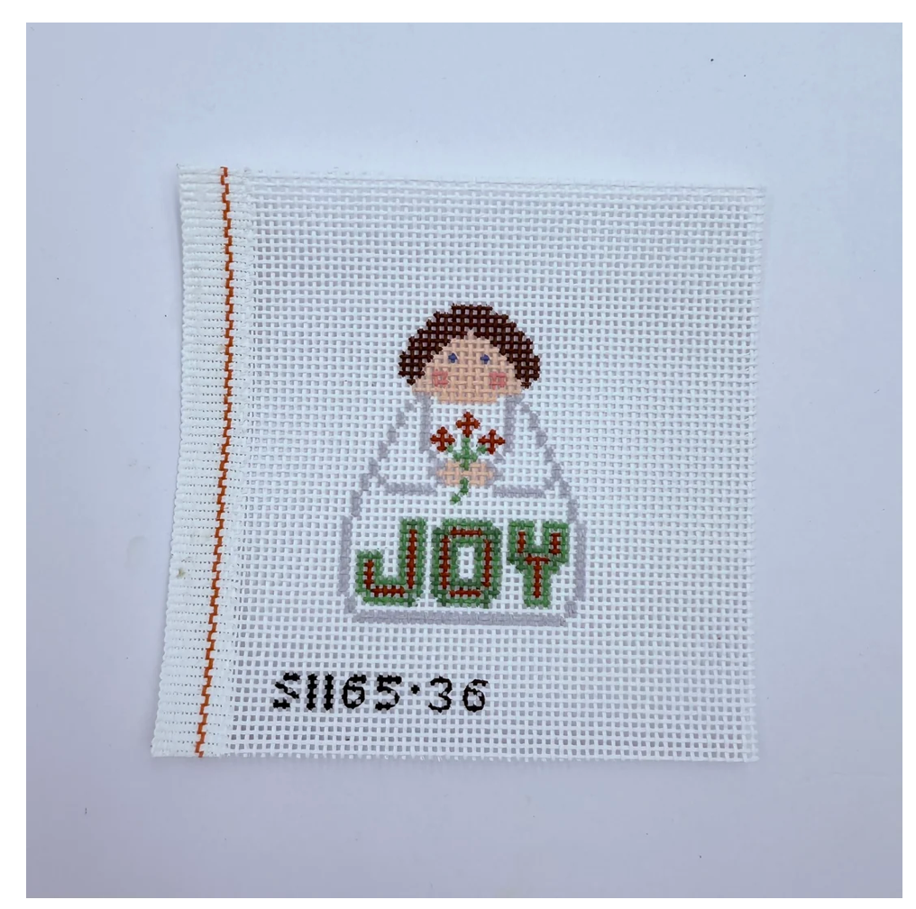 Joy Stitch It Angel Canvas