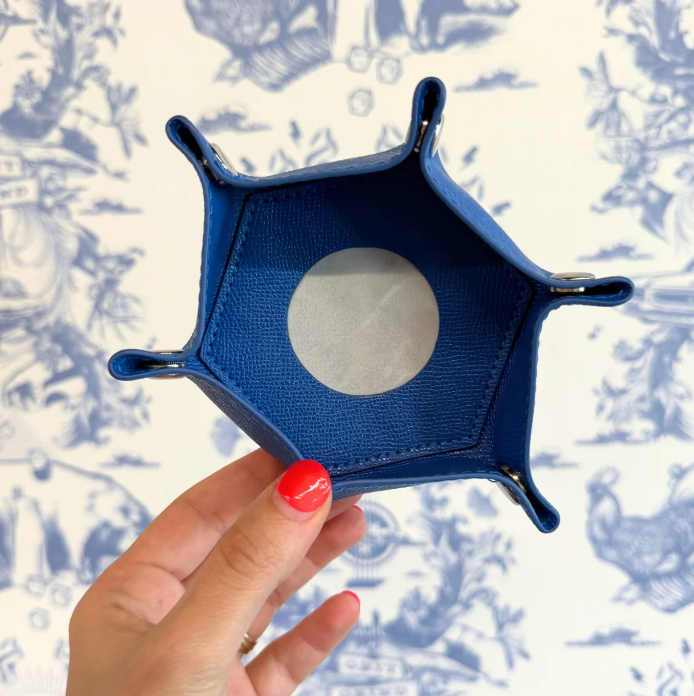 Royal Blue Self-Finishing Mini Snap Tray