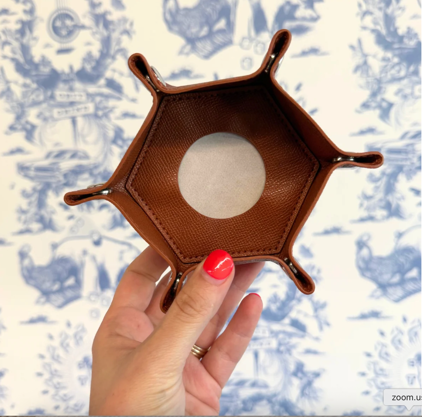 Cognac Self-Finishing Mini Snap Tray